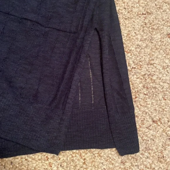 Navy Sleeveless Sweater - Picture 4 of 8